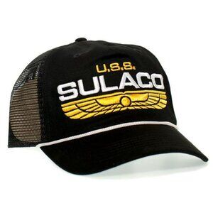 U.S.S. Sulaco Nostromo Weyland Yutani Company Embroidered Adult Black Hat Alien